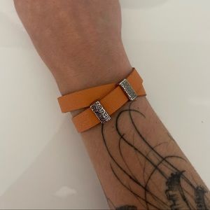 Orange bracelet
